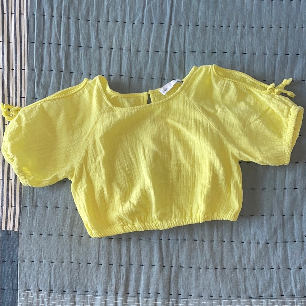 Zara Kids Yellow Girls Top